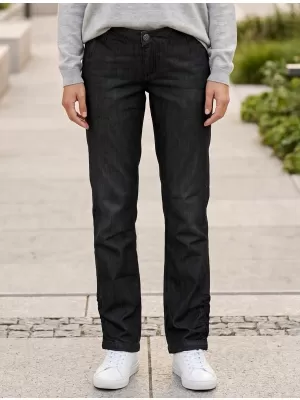 Pantalonii pentru doamne SAM 73 WK 739 NEGRU