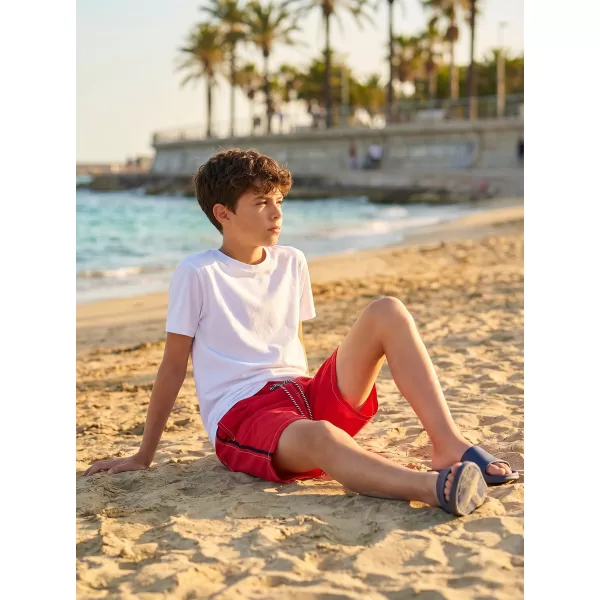  Pantaloni scurți de băieți SAM 73 BS 517 ROŞU 