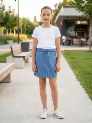 Fusta fetei SAM 73 GZ 514 DENIM UȘOR