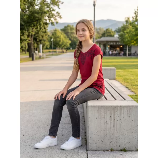  Tricou de fată cu mâneci scurte SAM 73 GT 525 ROŞU 