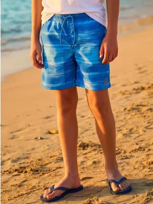 Pantaloni scurți de băieți SAM 73 BS 518 ALBASTRU STRĂLUCITOR