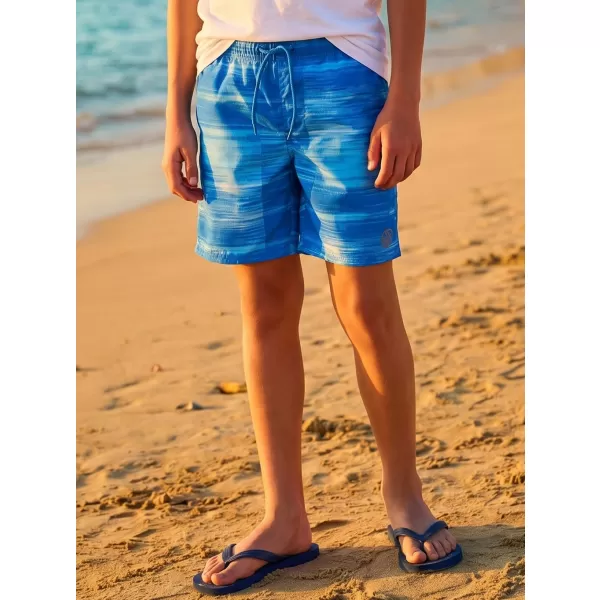  Pantaloni scurți de băieți SAM 73 BS 518 ALBASTRU STRĂLUCITOR 