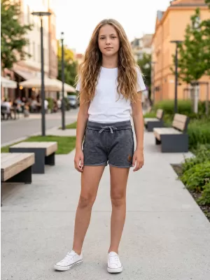 Pantaloni scurți ai fetei SAM 73 GS 514 GRI