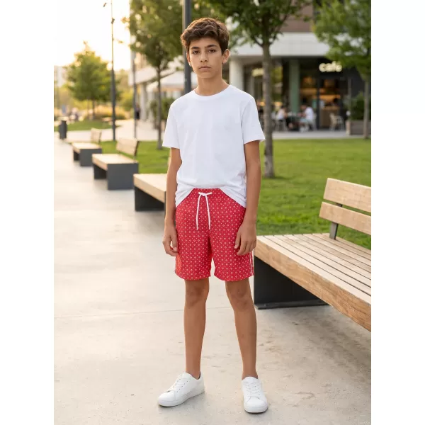  Pantaloni scurți de băieți SAM 73 BS 519 ROŞU 