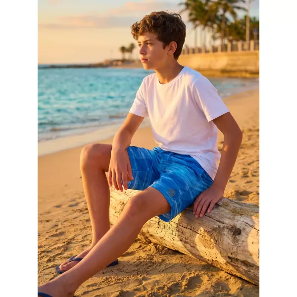  Pantaloni scurți de băieți SAM 73 BS 518 ALBASTRU STRĂLUCITOR 