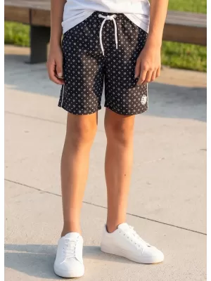 Pantaloni scurți de băieți SAM 73 BS 519 ALBASTRU ÎNCHIS