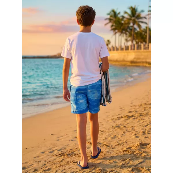  Pantaloni scurți de băieți SAM 73 BS 518 ALBASTRU STRĂLUCITOR 