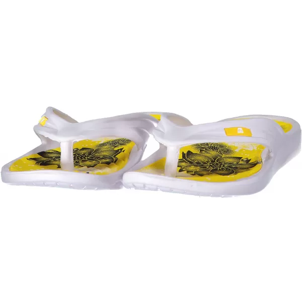  Papuci de damă ALPINE PRO DINA LBTN210 ALB/GALBEN 