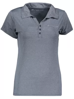 Tricou pentru femei cu guler ALPINE PRO ISTASA LTSN269 ALBASTRU