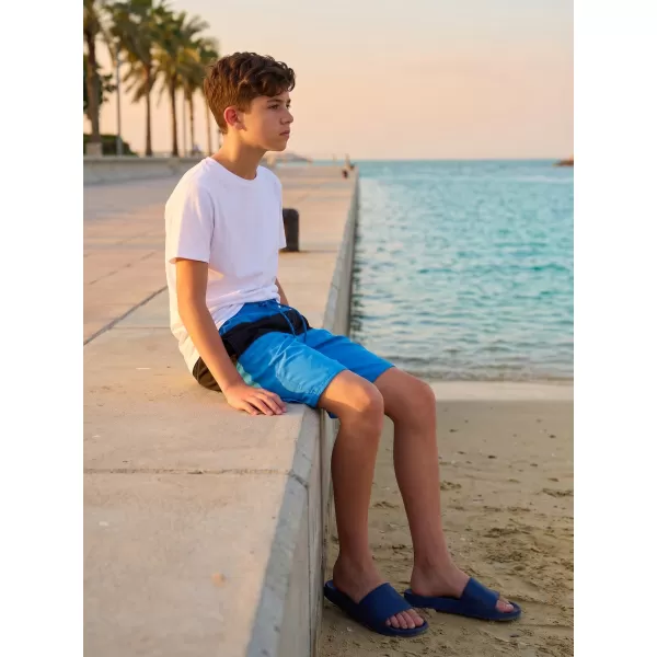  Pantaloni scurți de băieți SAM 73 BS 515 ALBASTRU STRĂLUCITOR 