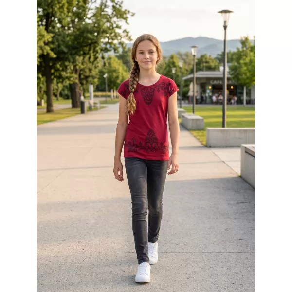  Tricou de fată cu mâneci scurte SAM 73 GT 525 ROŞU 