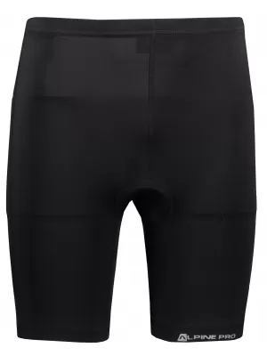 Boxeri pentru bărbați cu o inserție pentru ciclism ALPINE PRO CYCL MUNN041 NEGRU