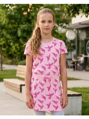 Rochie de fetiță SAM 73 BLAKO KSKN053 ROZ DESCHIS