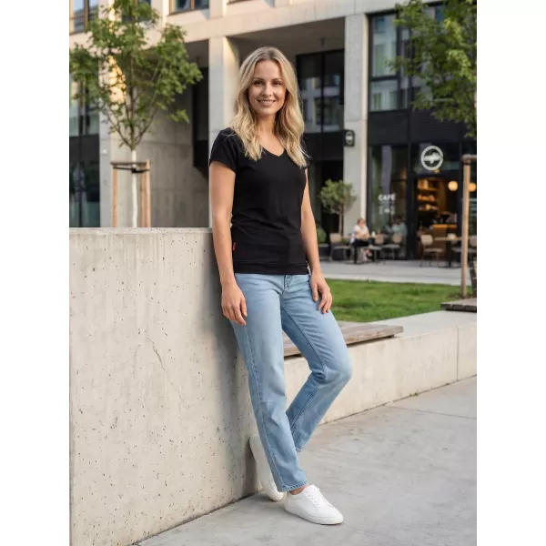  Tricou pentru femei cu mâneci scurte SAM 73 WT 774 NEGRU 