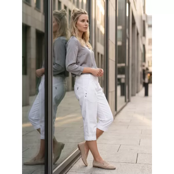  Pantaloni 3/4 pentru femei SAM 73 ELINA LPAN327 ALB 