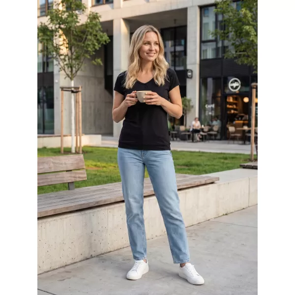  Tricou pentru femei cu mâneci scurte SAM 73 WT 774 NEGRU 