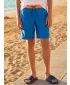 Pantaloni scurți de băieți SAM 73 BS 516 ALBASTRU STRĂLUCITOR