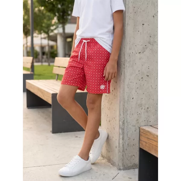  Pantaloni scurți de băieți SAM 73 BS 519 ROŞU 