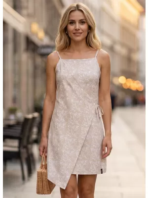 Rochie SAM 73 HENRA LSKN176 BEJ