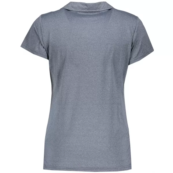  Tricou pentru femei cu guler ALPINE PRO ISTASA LTSN269 ALBASTRU 