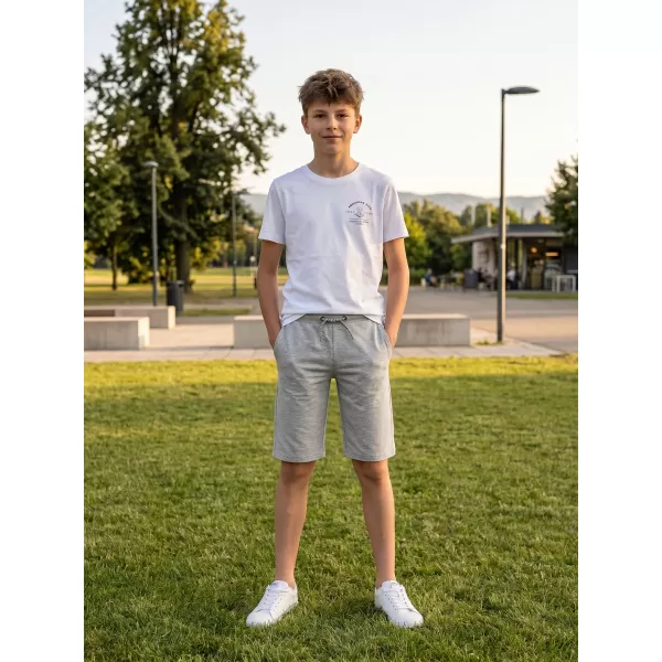  Pantaloni scurţi SAM 73 BILLIO KPAN144 GRI DESCHIS 