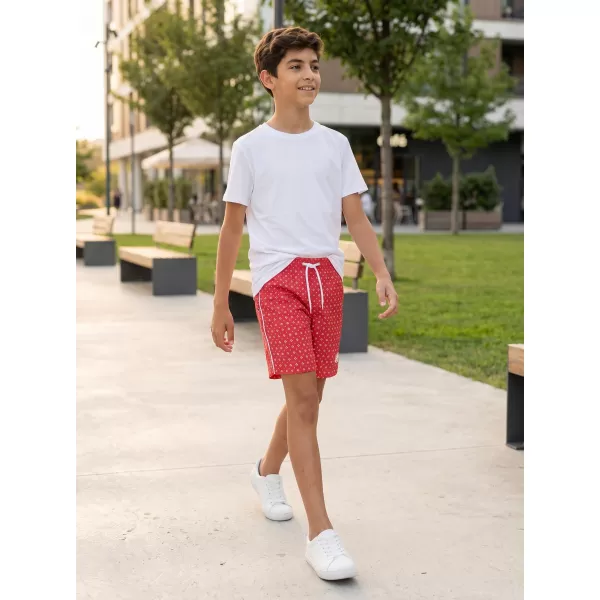  Pantaloni scurți de băieți SAM 73 BS 519 ROŞU 