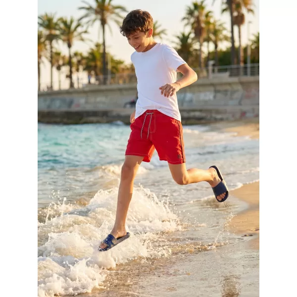  Pantaloni scurți de băieți SAM 73 BS 517 ROŞU 