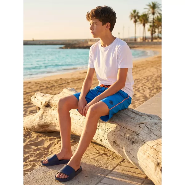  Pantaloni scurți de băieți SAM 73 BS 516 ALBASTRU STRĂLUCITOR 