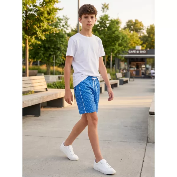  Pantaloni scurți de băieți SAM 73 BS 519 ALBASTRU STRĂLUCITOR 