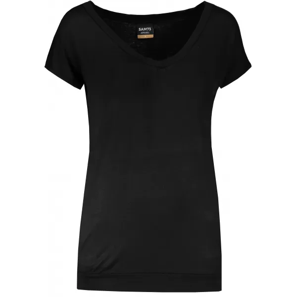  Tricou pentru femei cu mâneci scurte SAM 73 WT 774 NEGRU 
