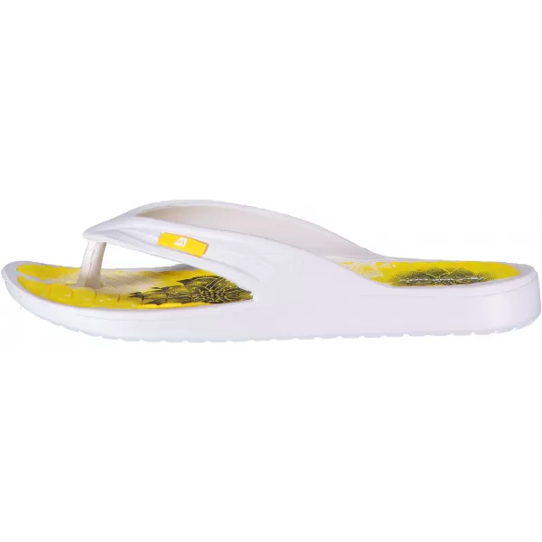  Papuci de damă ALPINE PRO DINA LBTN210 ALB/GALBEN 