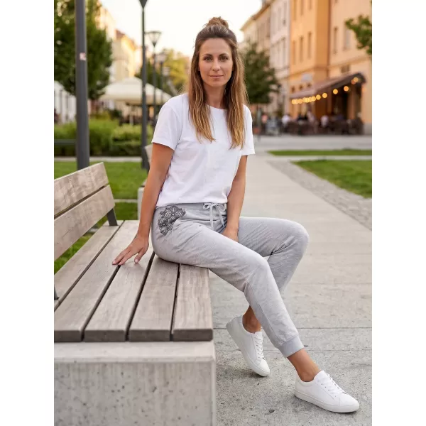  Pantaloni 3/4 pentru femei SAM 73 EFRENA LPAN326 GRI DESCHIS 