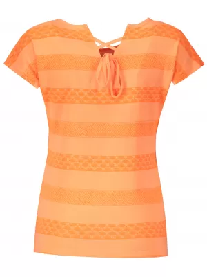 Tricou pentru femei cu mâneci scurte ALPINE PRO WELA LTSN496 PORTOCALE