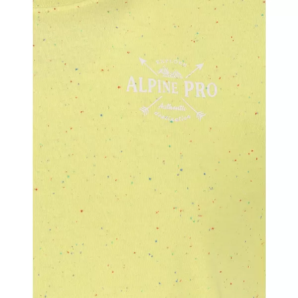  Tricou pentru bărbați cu mâneci scurte ALPINE PRO ALBERT MTSN374 CHIHLIMBAR 