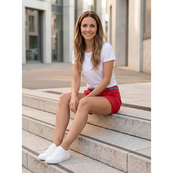  Pantaloni scurţi SAM 73 WS 751 ROŞU 