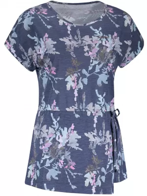 Tricou dama cu maneca scurta ALPINE PRO KEMRA LTSN489 ALBASTRU