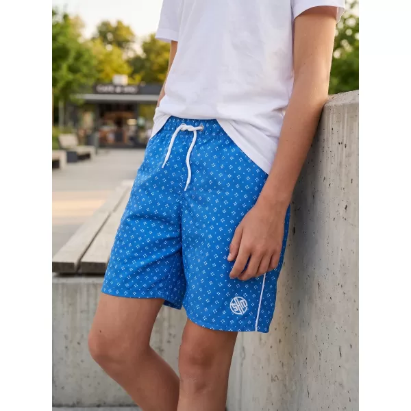  Pantaloni scurți de băieți SAM 73 BS 519 ALBASTRU STRĂLUCITOR 