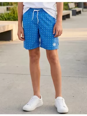 Pantaloni scurți de băieți SAM 73 BS 519 ALBASTRU STRĂLUCITOR