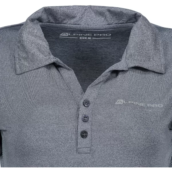  Tricou pentru femei cu guler ALPINE PRO ISTASA LTSN269 ALBASTRU 