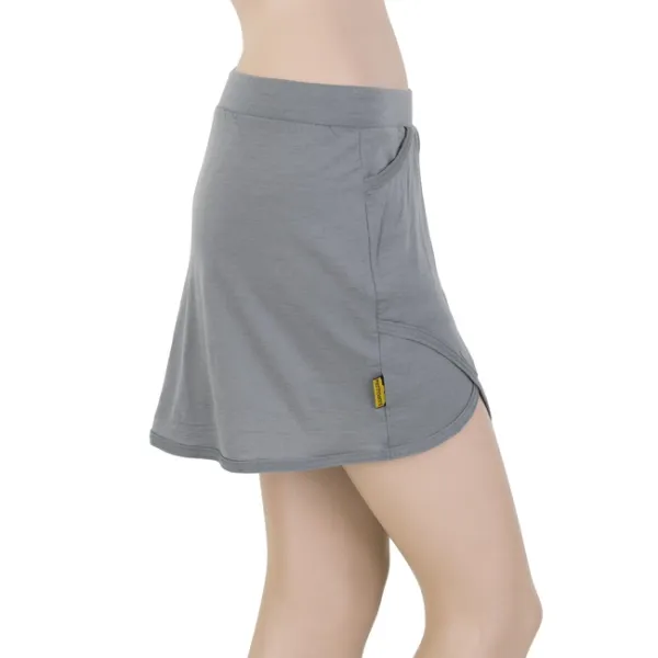  Fustă pentru femei SENSOR MERINO ACTIVE GRI 