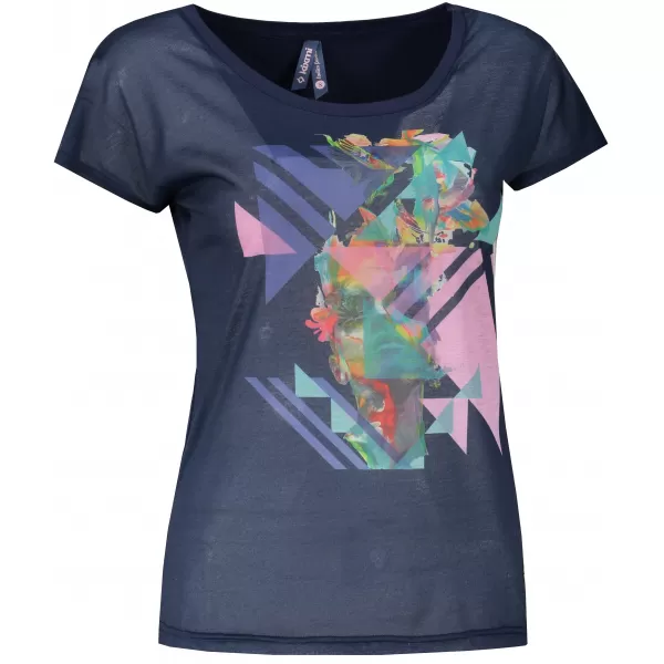  Tricou pentru femei KIXMI INGRID ALBASTRU INCHIS 