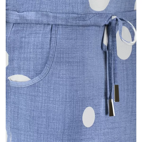  Rochie NUMOCO A203 PUNCTE ALBE 
