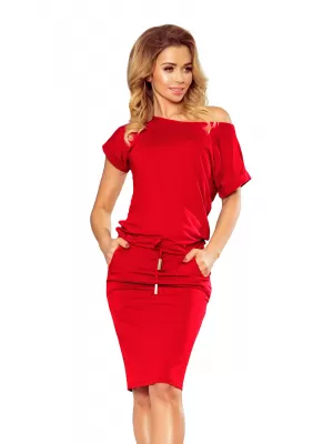 Rochie NUMOCO A139-4 ROŞU