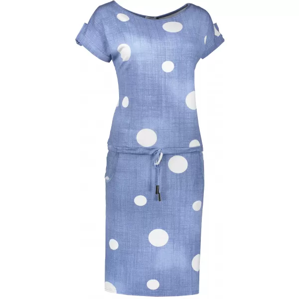  Rochie NUMOCO A203 PUNCTE ALBE 