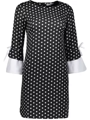 Rochie NUMOCO A232-1 PUNCTE ALBE