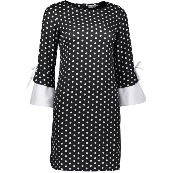  Rochie NUMOCO A232-1 PUNCTE ALBE 