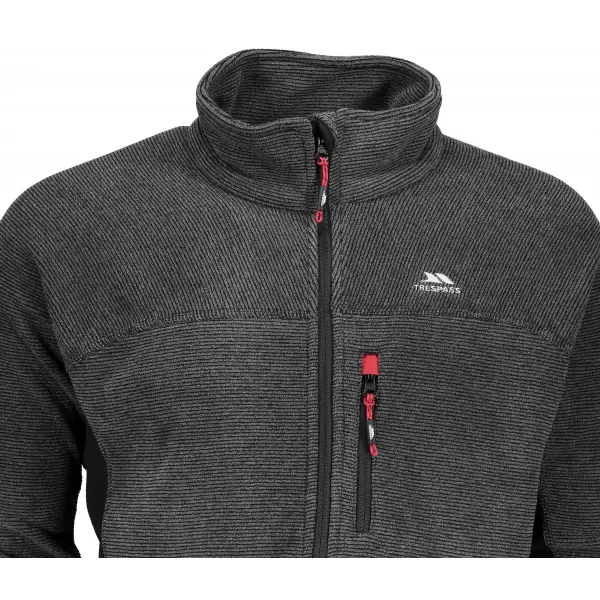  Hanorac pentru bărbați din fleece TRESPASS JYNX NEGRU 