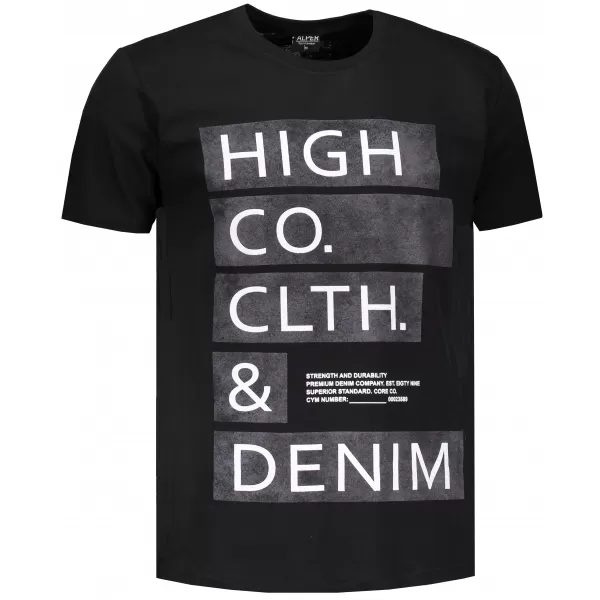  Tricou pentru bărbați OMBRE AS1141 NEGRU 