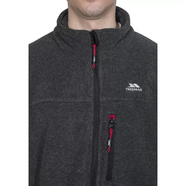  Hanorac pentru bărbați din fleece TRESPASS JYNX NEGRU 