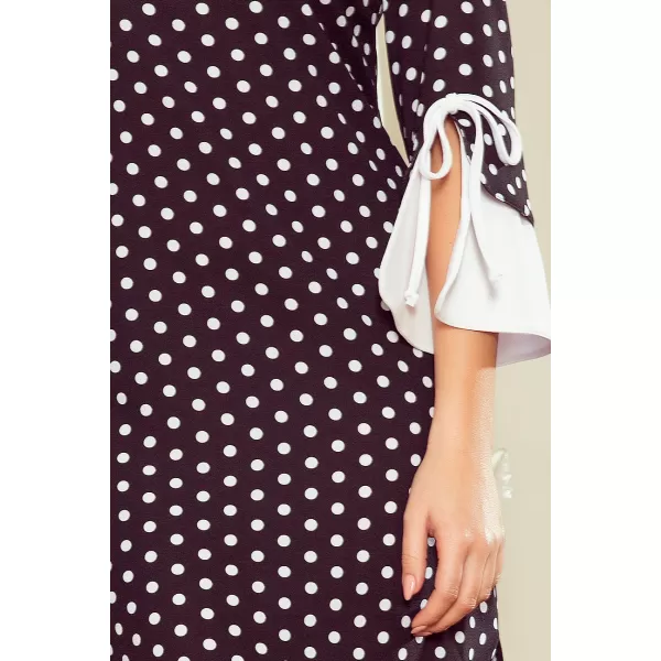  Rochie NUMOCO A232-1 PUNCTE ALBE 
